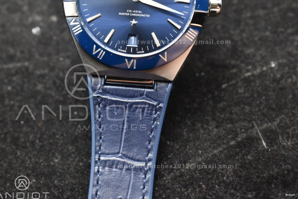 Dial Strap on Gummy VSF Best Ceramic SS Super Blue Blue Edition Clone 1:1 Blue A8900 Constellation 1223